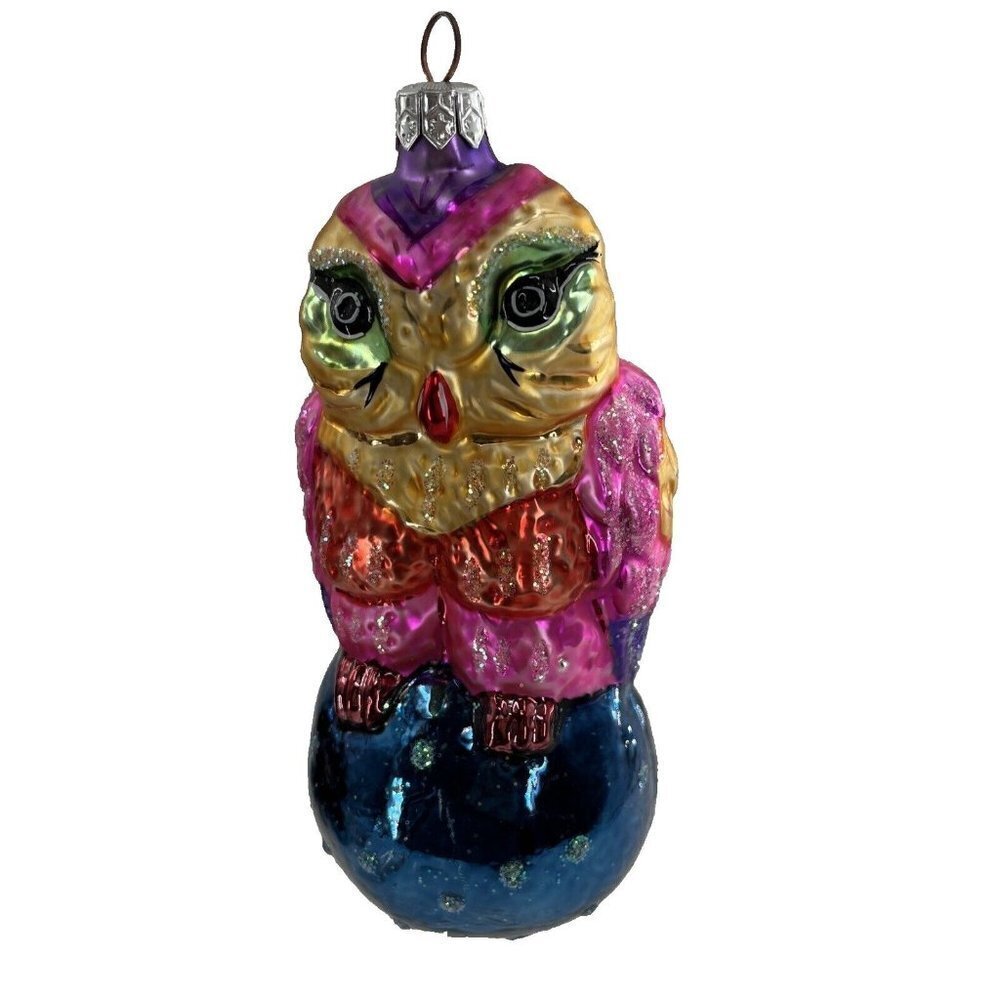 Christopher Radko Hooty Hoot (95-024-0) Holiday Christmas Ornament Vintage‎